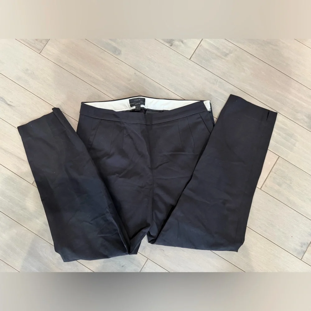 J.Crew Black Slim Fit Martie Pants, black, size 6 - Picture 4 of 6